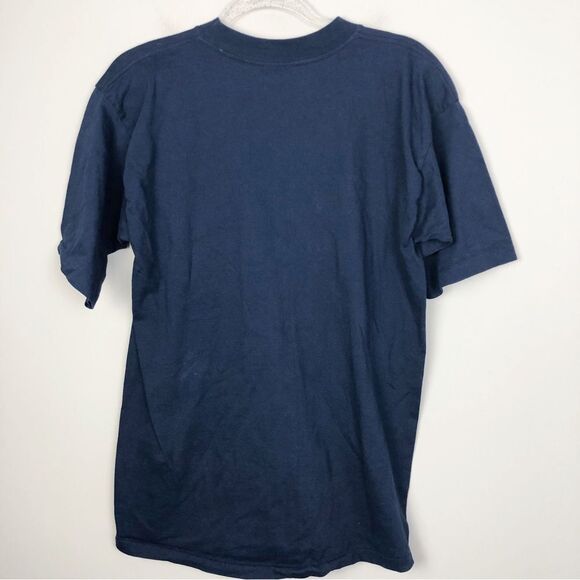 PRAIRIE MOUNTAIN | OUTER BANKS Vintage Single Stitch Navy Blue Tee Unisex Large - Picture 7 of 7